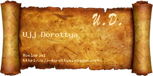 Ujj Dorottya névjegykártya